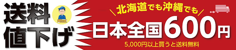 送料値下げ 日本全国600円